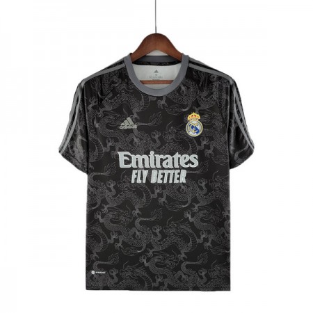 Real Madrid Dragon Special Edition Černá 2022-23 - Fotbalové Dresy (S/S)